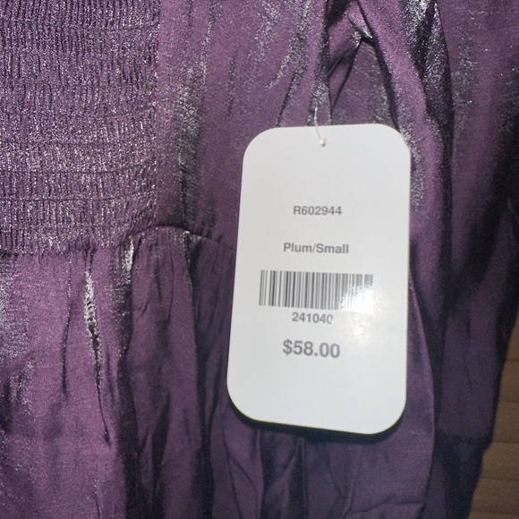 Shimmery Plum Maxi Dress (Never Worn) - Picture 3 of 4